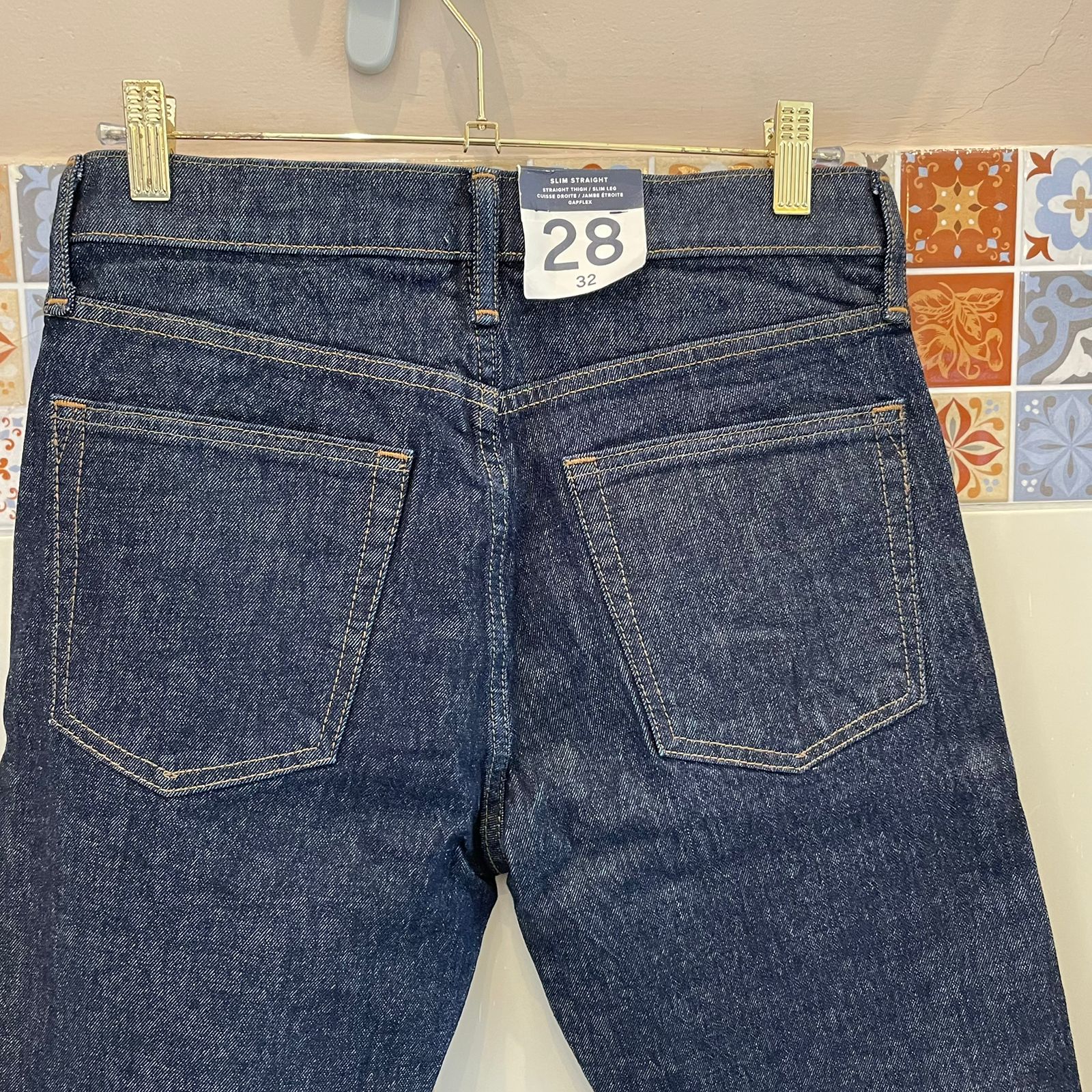 CALCA JEANS SLIM STRAIGHT GAP