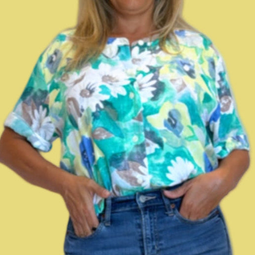 BLUSA ESTAMPADA JANE+DELANEY