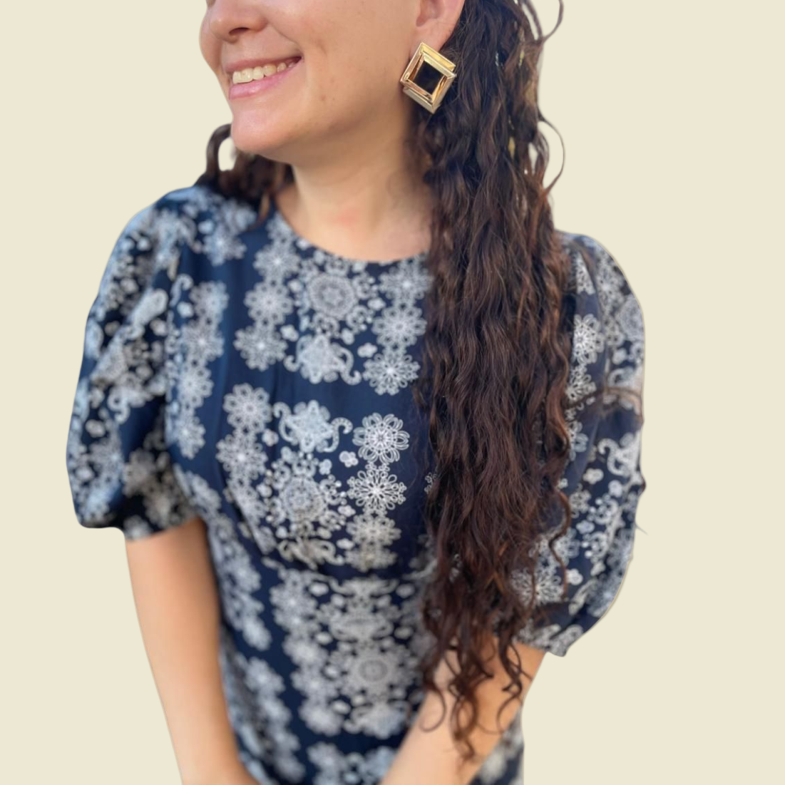 VESTIDO ESTAMPADO OBJECT