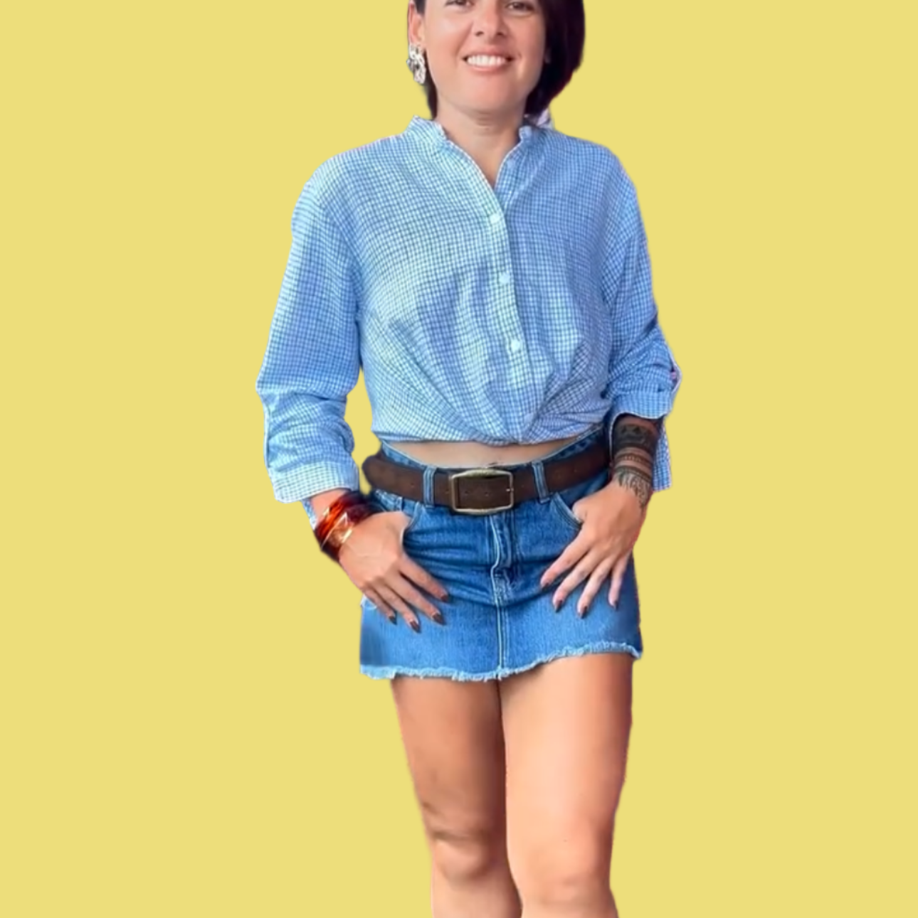 SHORT SAIA JEANS STRADIVARIUS