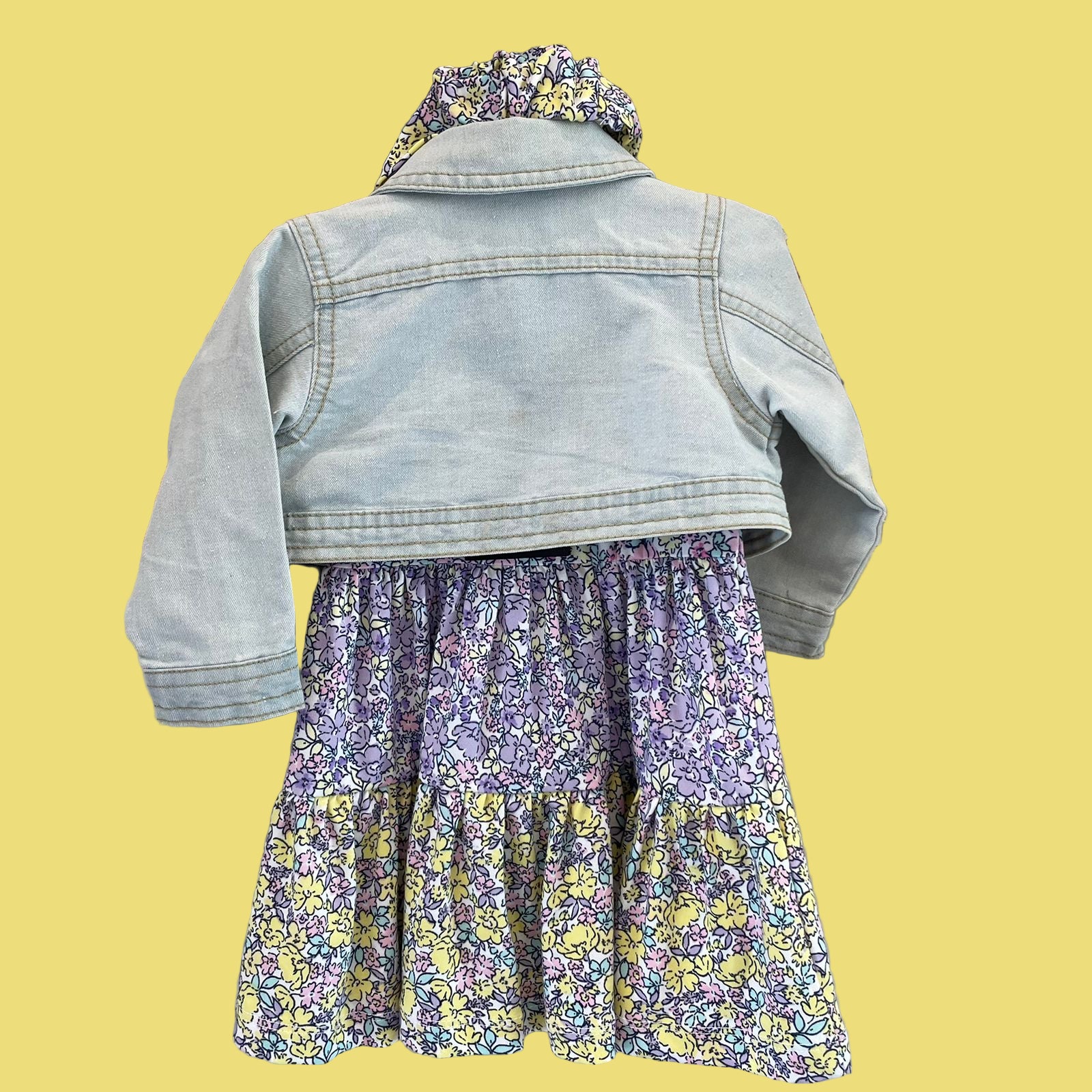 VESTIDO  C/ JAQUETA JEANS  PICAPINO