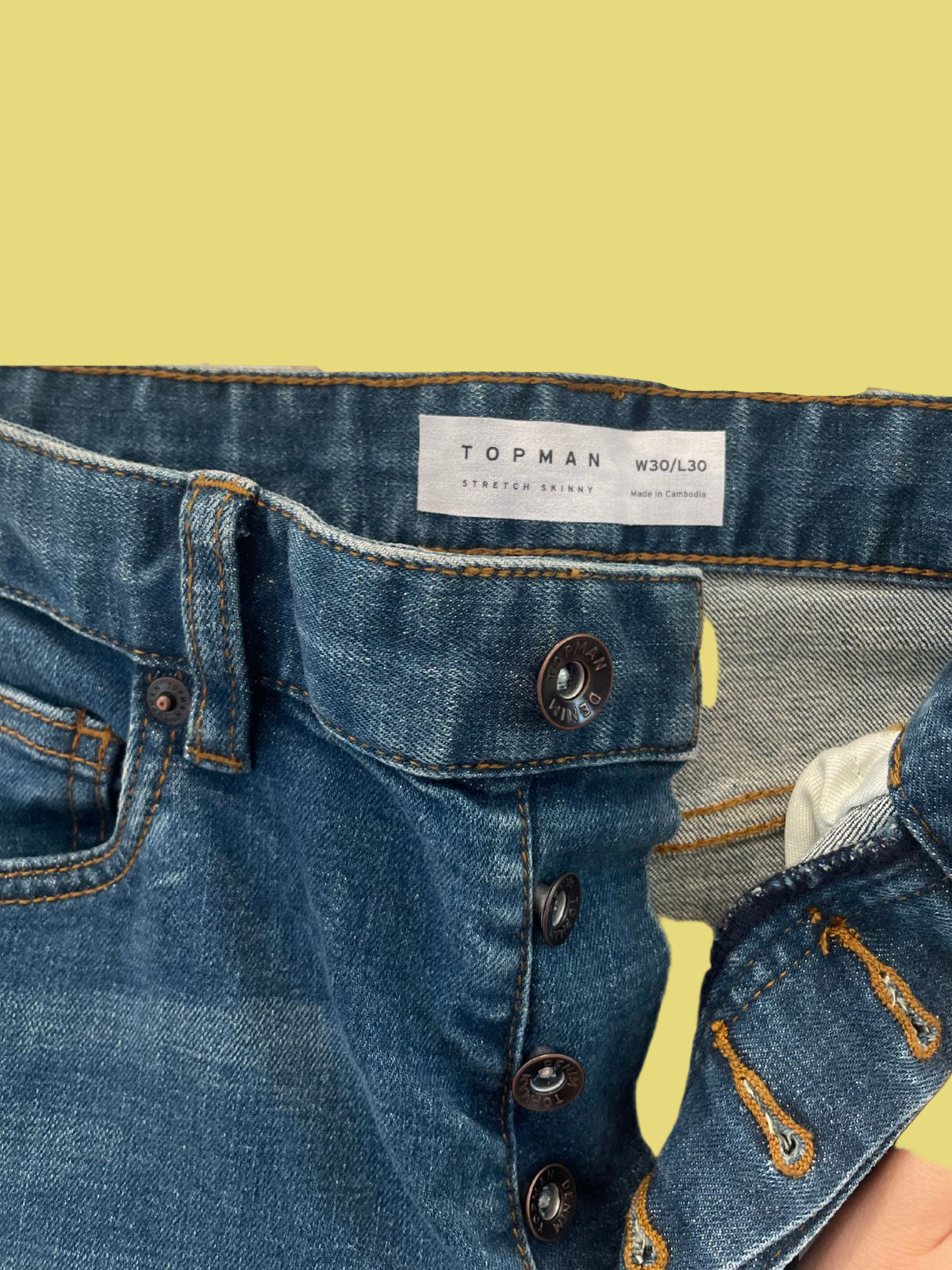 CALCA JEANS TOPMAN