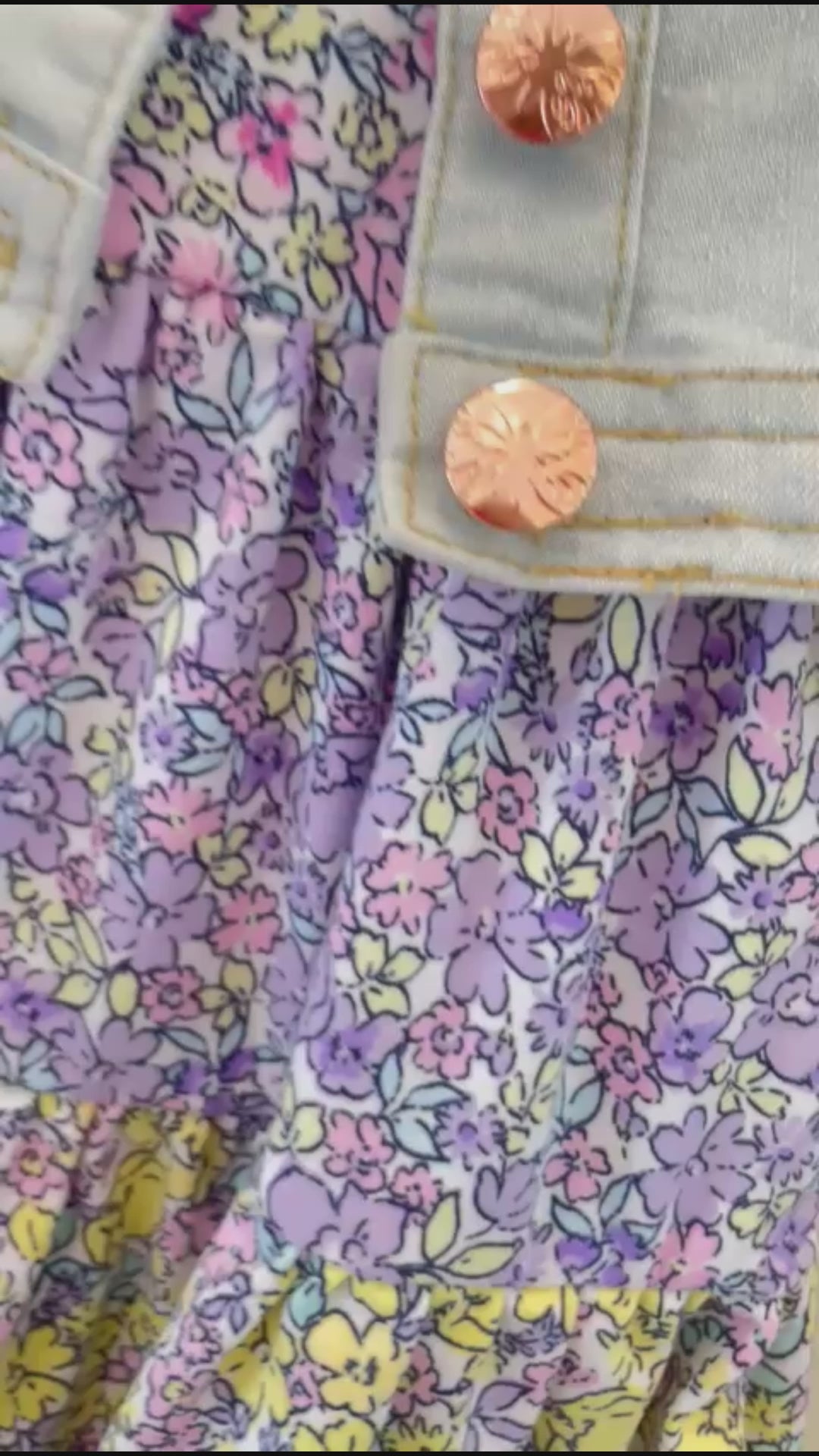 VESTIDO  C/ JAQUETA JEANS  PICAPINO