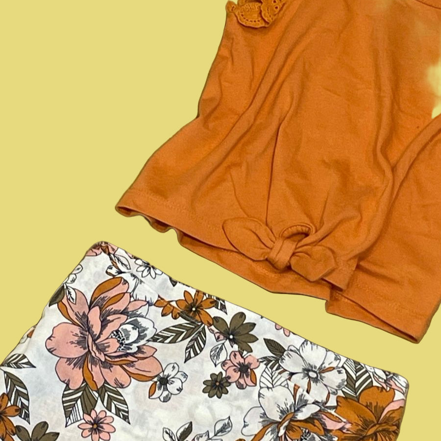 CONJUNTO SHORT/ BLUSA/ MOCHILA RACHEL ZOE