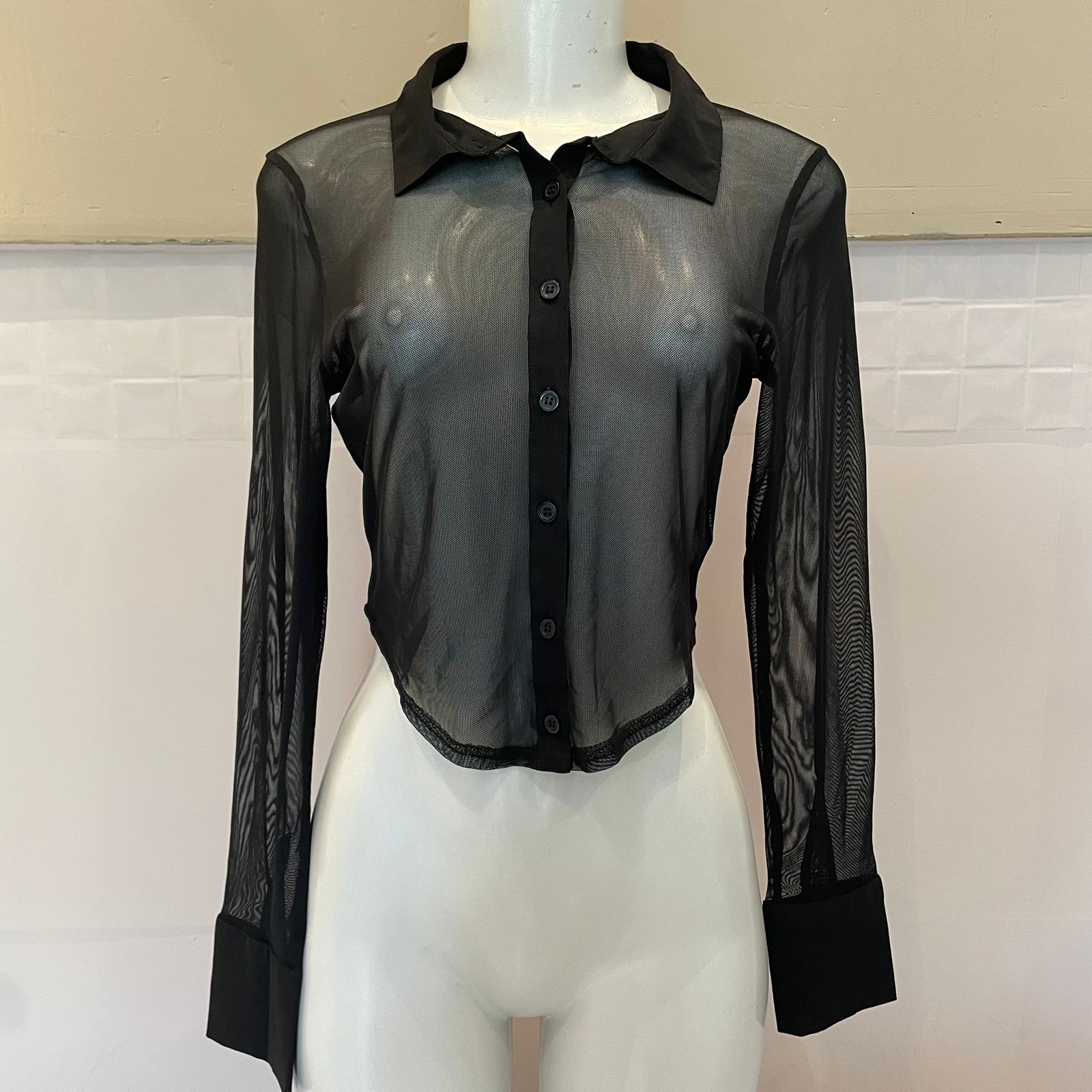 CROPED FINO PRETO TAM P