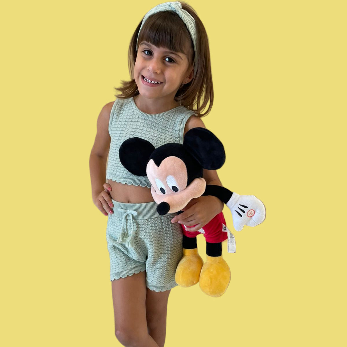 CONJUNTO TOP / SHORT / TIARA MISS