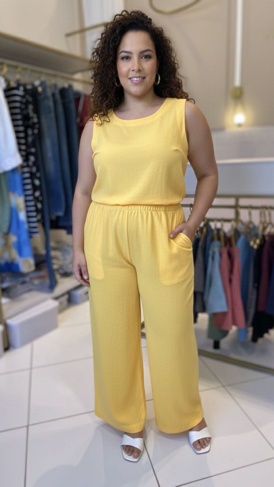 CONJUNTO TOP/CALCA TAM GG