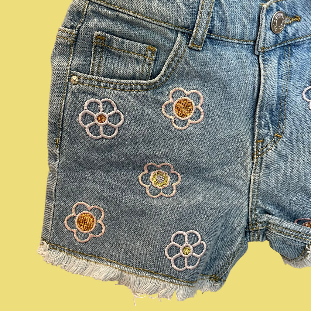 SHORT INFANTIL JEANS  MID RISE