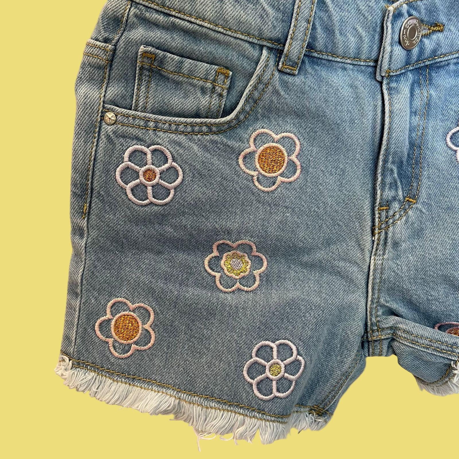 SHORT INFANTIL JEANS  MID RISE