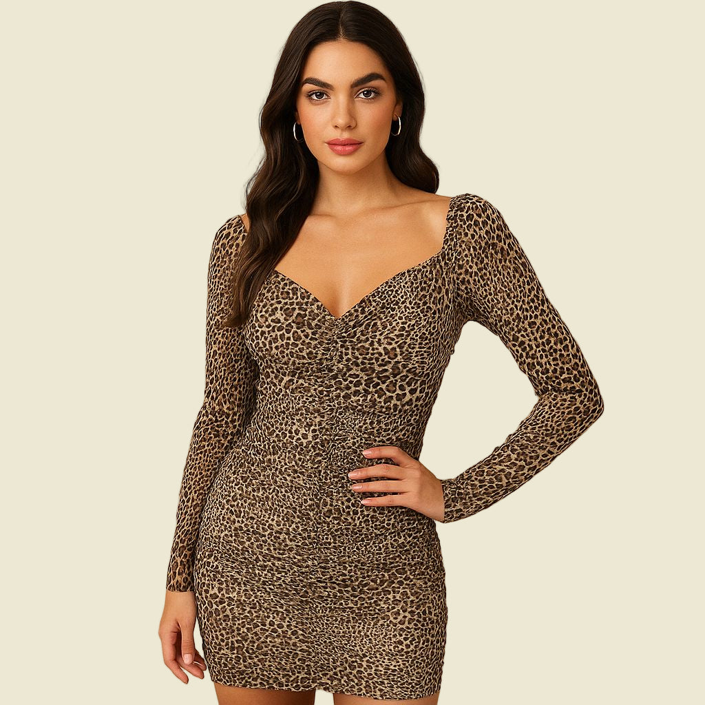 VESTIDO ANIMAL PRINT JOLIE & JOY