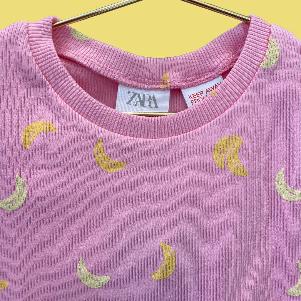 TSHIRT MALHA SANFONADA ZARA