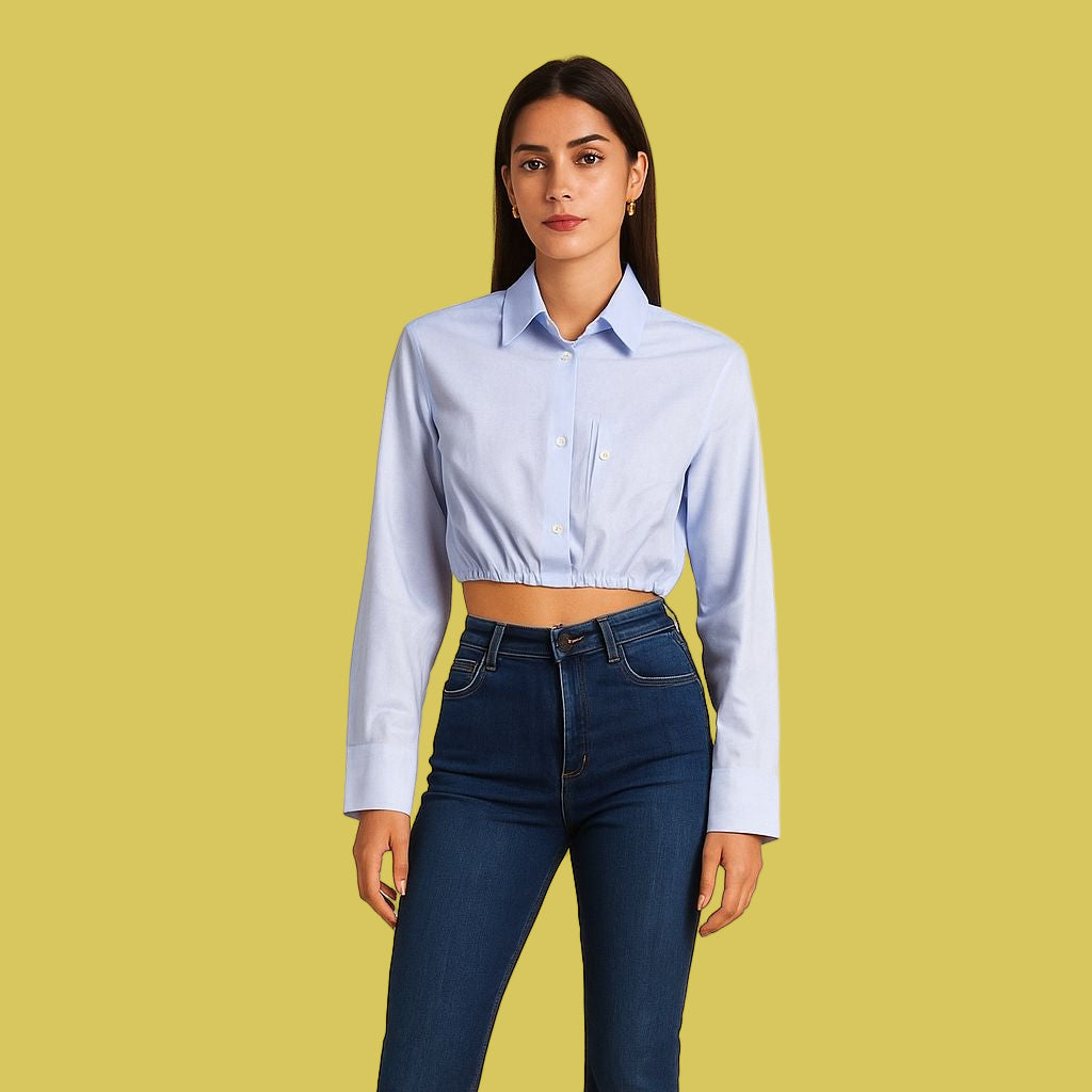 CROPED MANGA LONGA  ZARA