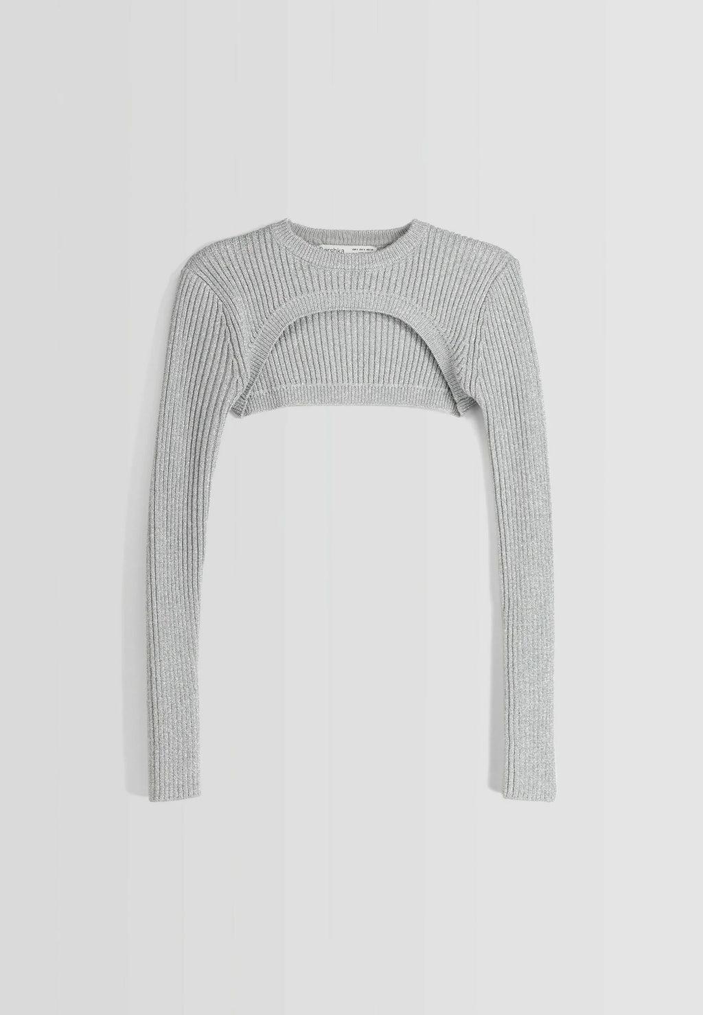 CROPPED MANGA LONGA BERSHKA