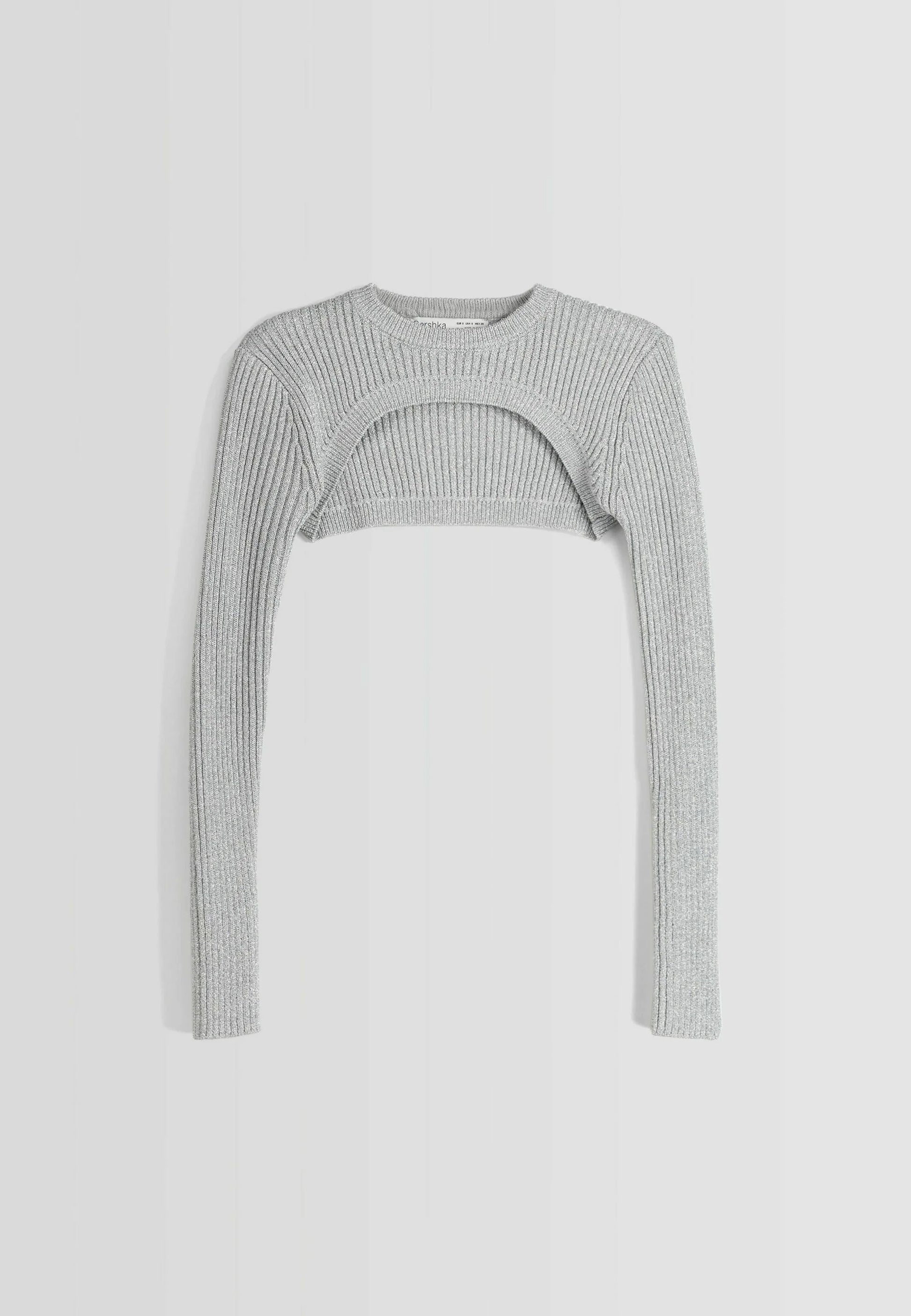 CROPPED MANGA LONGA BERSHKA