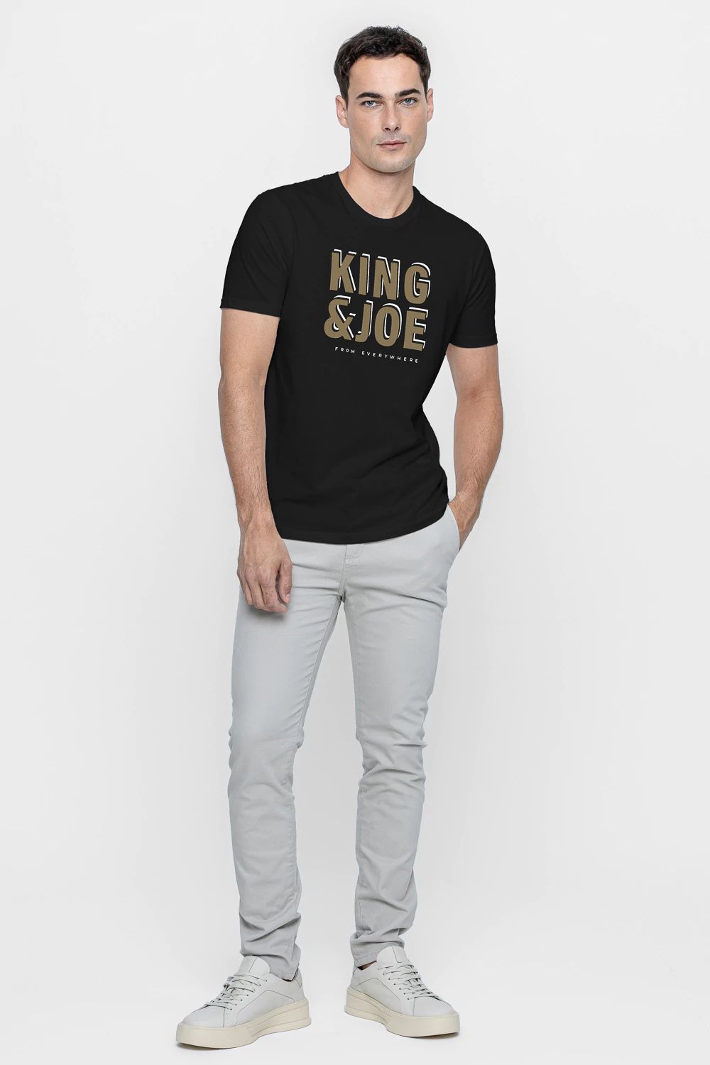 Camiseta Premium Cotton Flex 30 King&Joe Estampado
