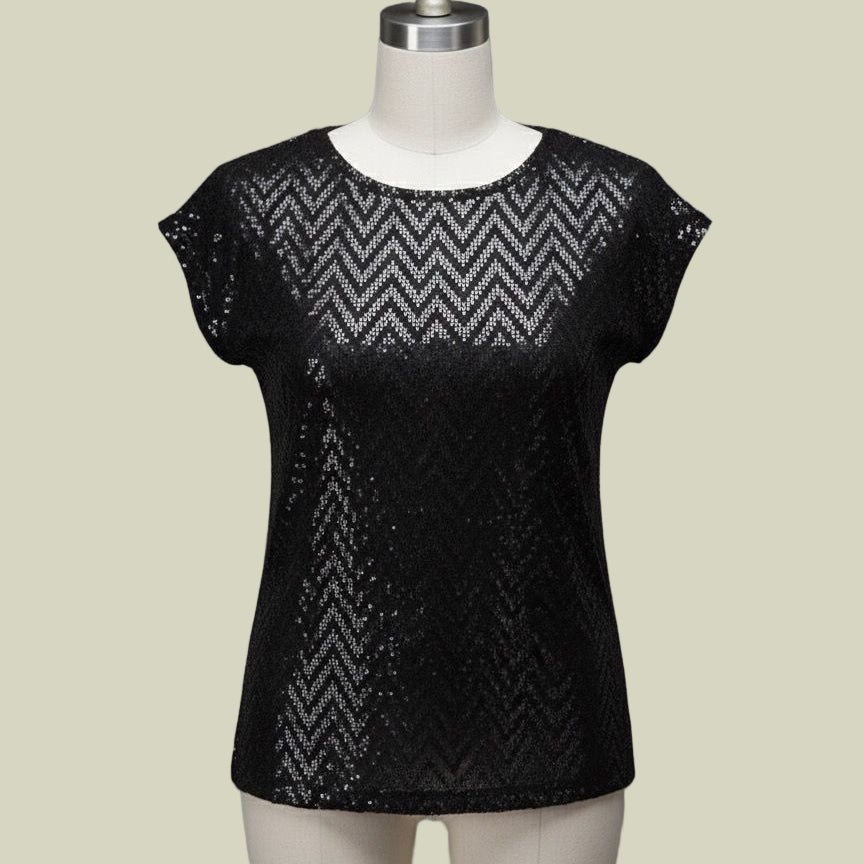 BLUSA  BRILHO APRICOT