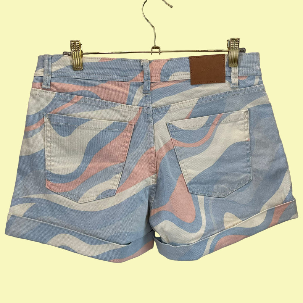 SHORT JEANS BERSHKA MESCLADO TAM 40