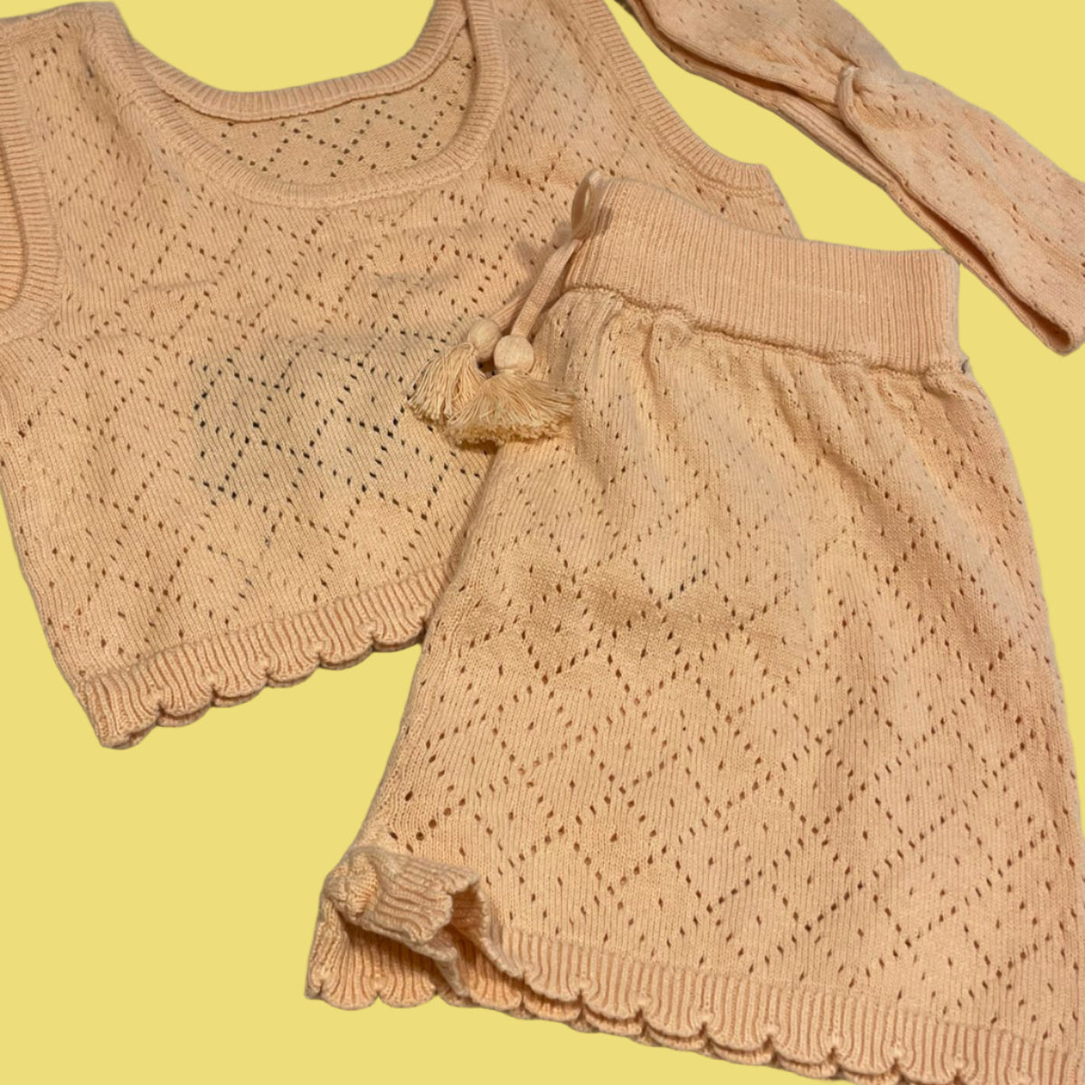 CONJUNTO SHORT/TOP/TIARA LINHA MISS