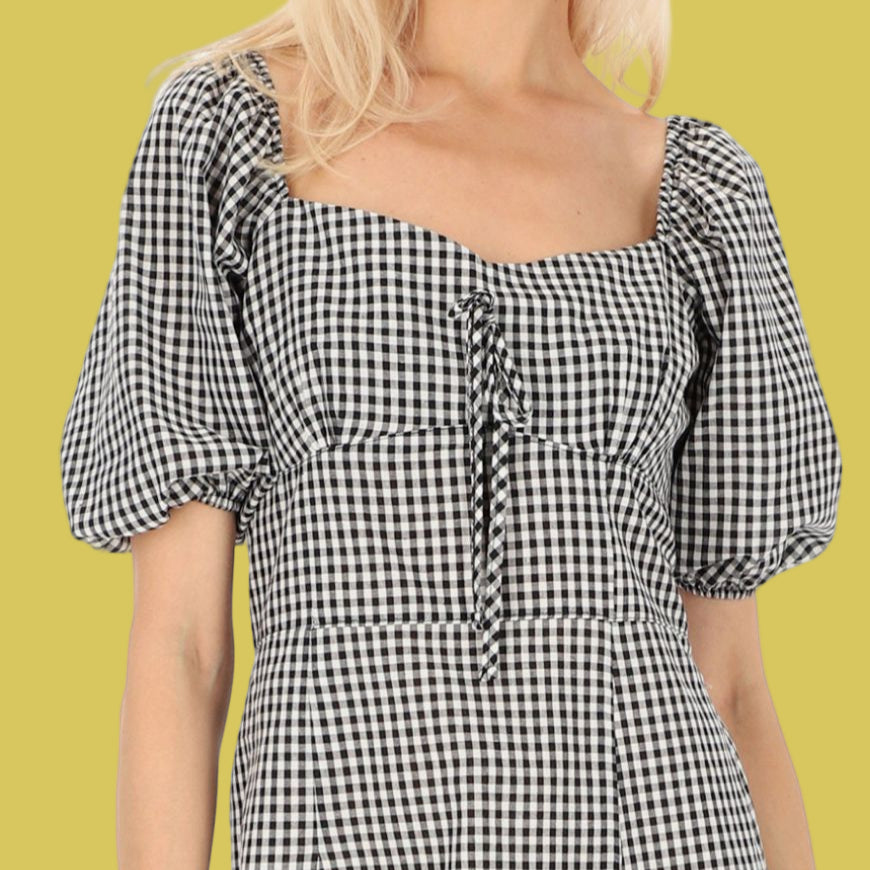 VESTIDO XADREZ  BRAVE SOUL LONDON