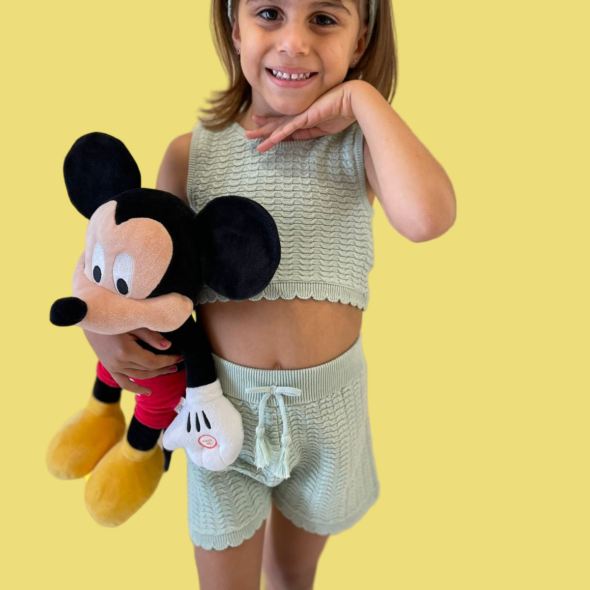 CONJUNTO TOP / SHORT / TIARA MISS