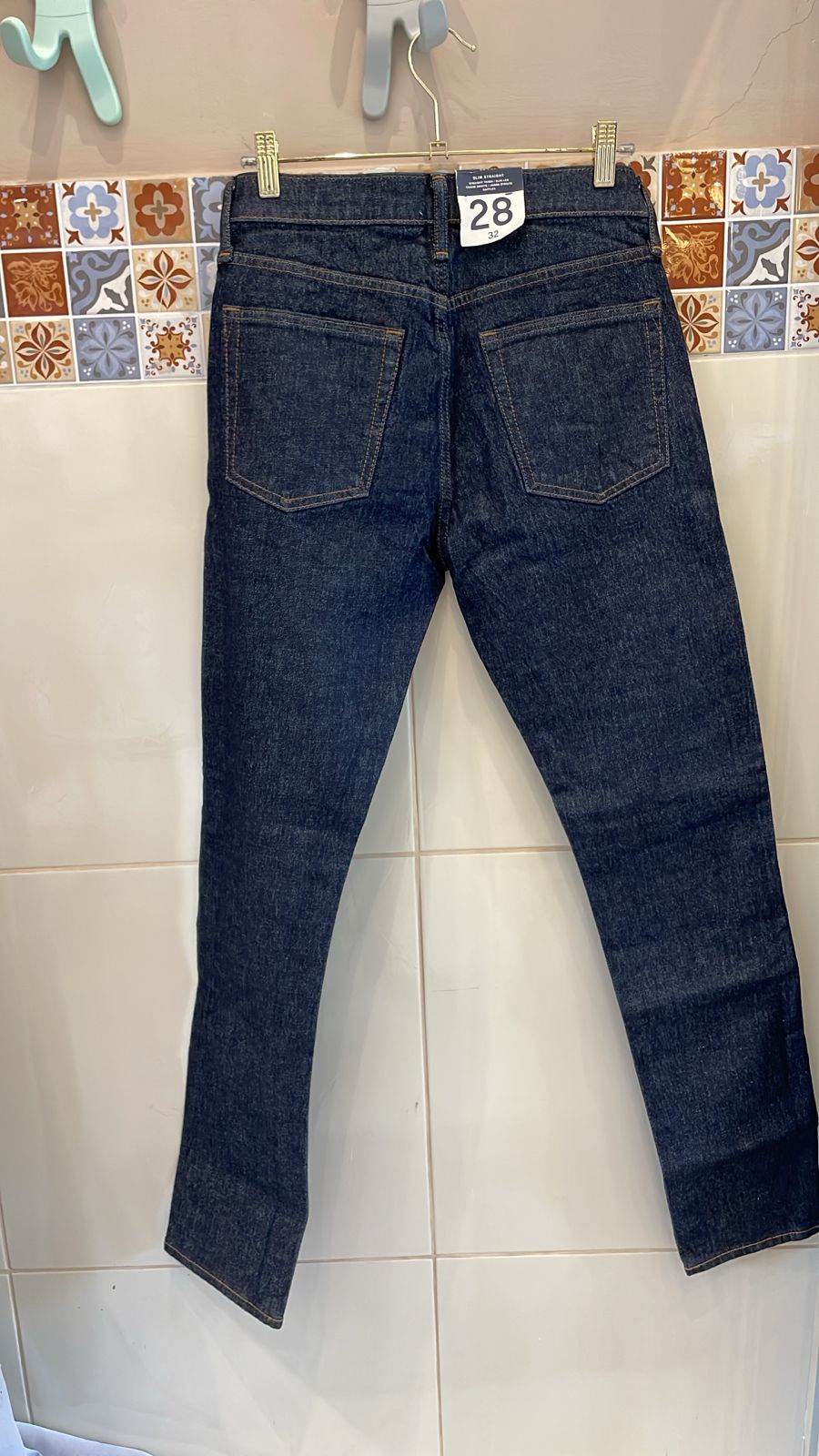 CALCA JEANS SLIM STRAIGHT GAP