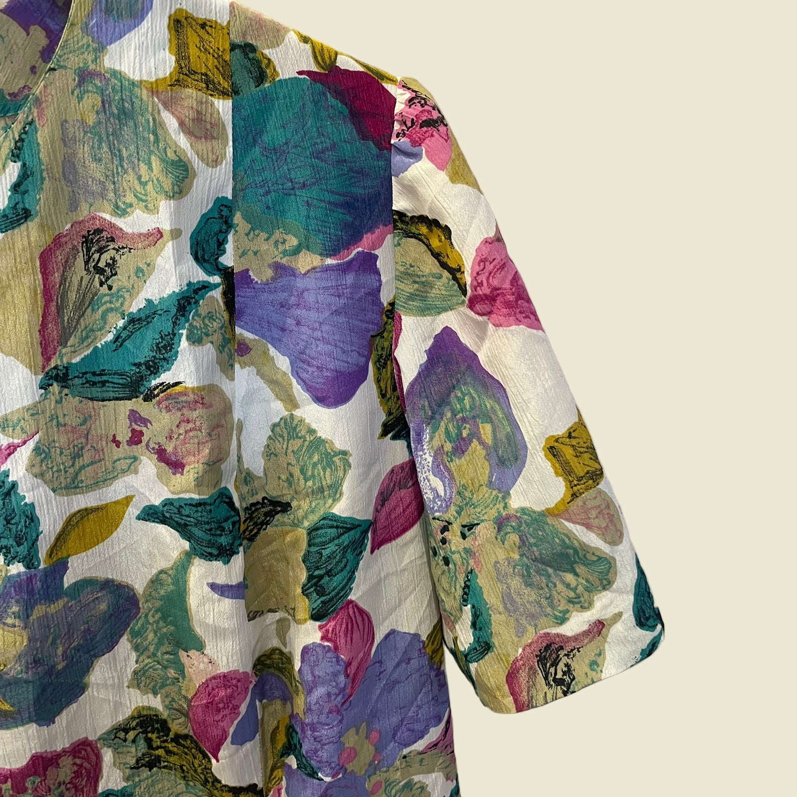 BLUSA SEDA ESTAMPADA