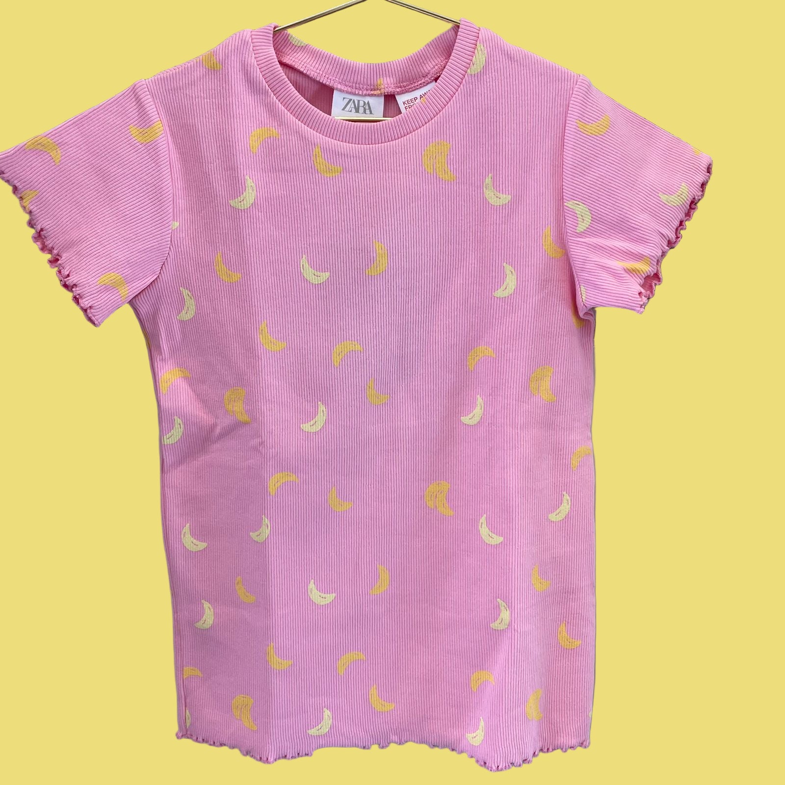 TSHIRT MALHA SANFONADA ZARA