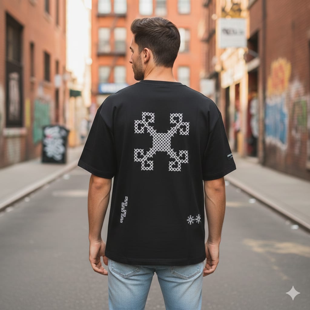 TSHIRT MASCULINA DENIM&FLOWERS TAM G