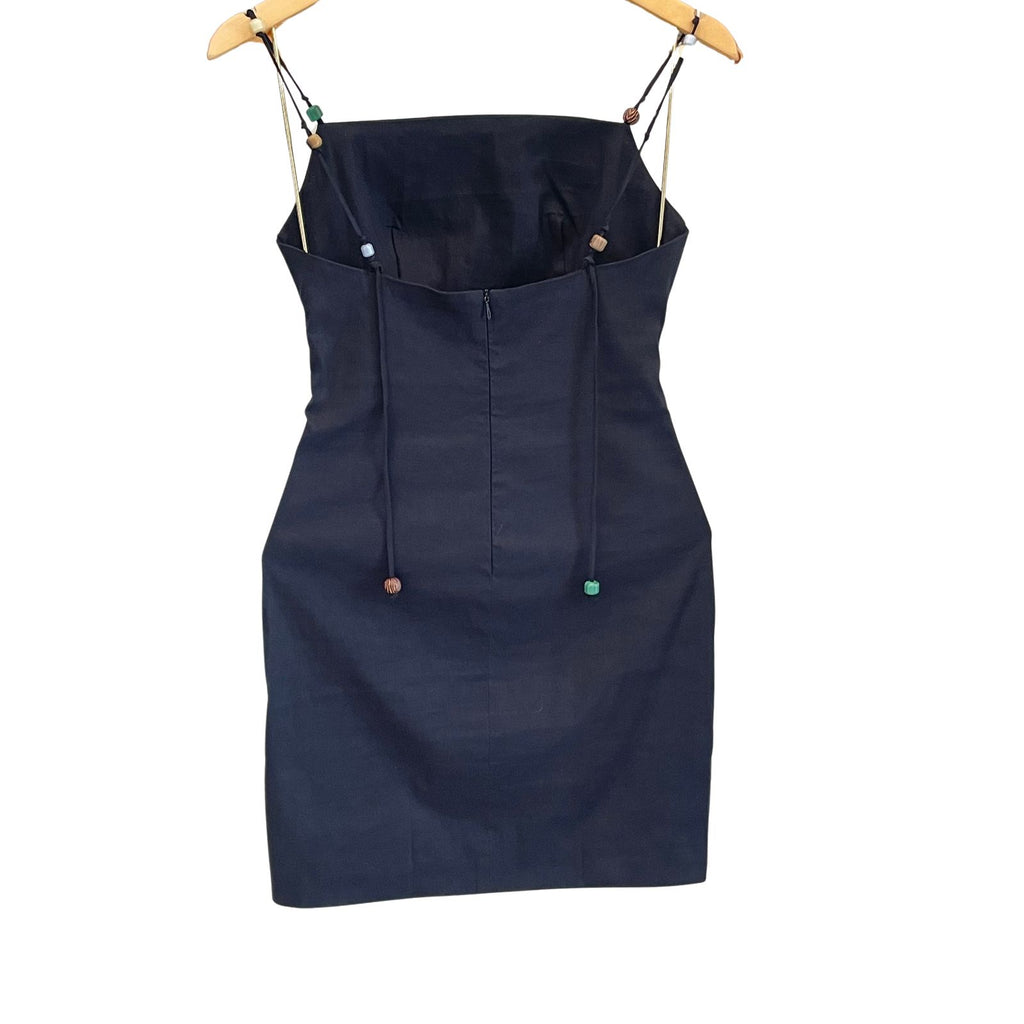 VESTIDO BEADED STRAPS ZARA