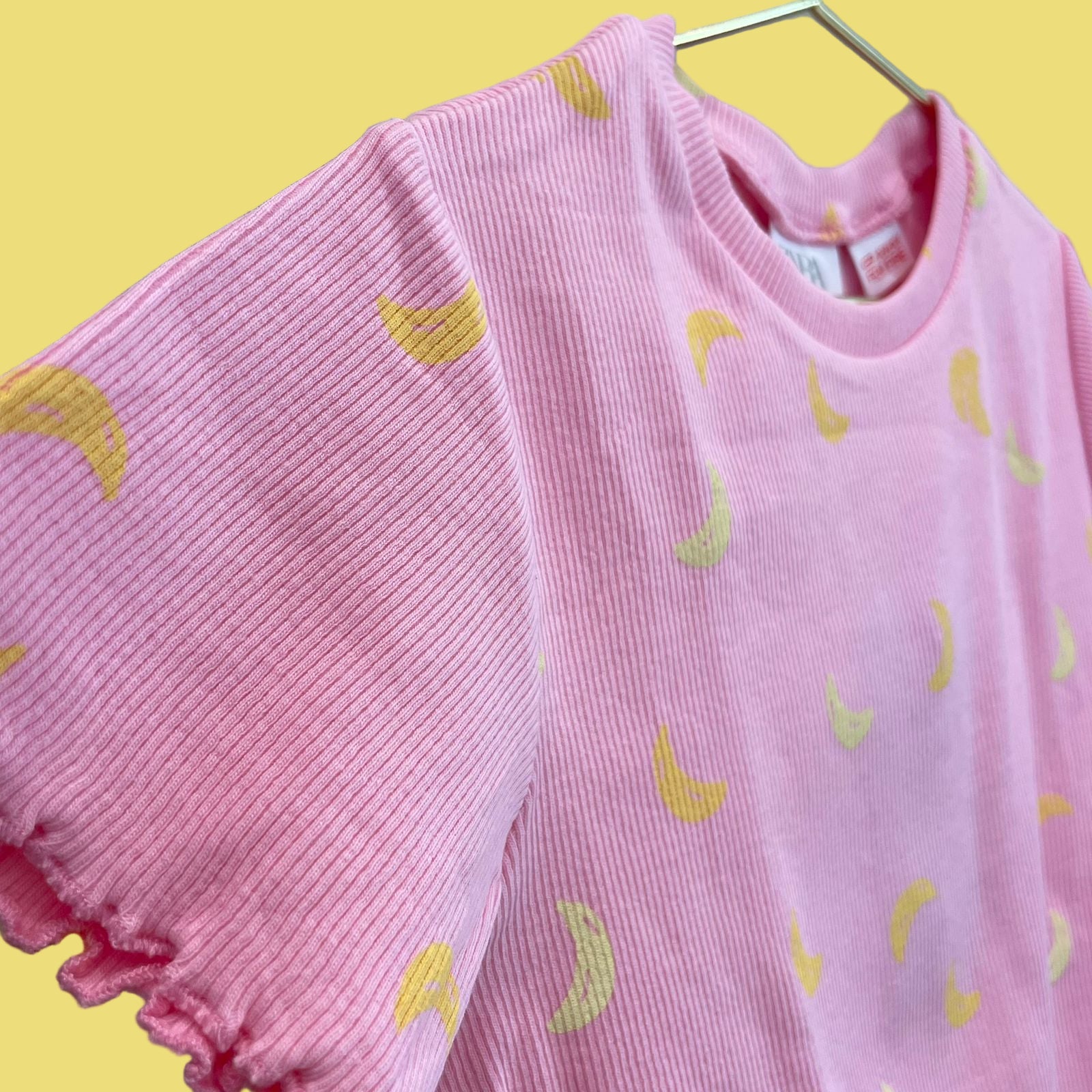 TSHIRT MALHA SANFONADA ZARA