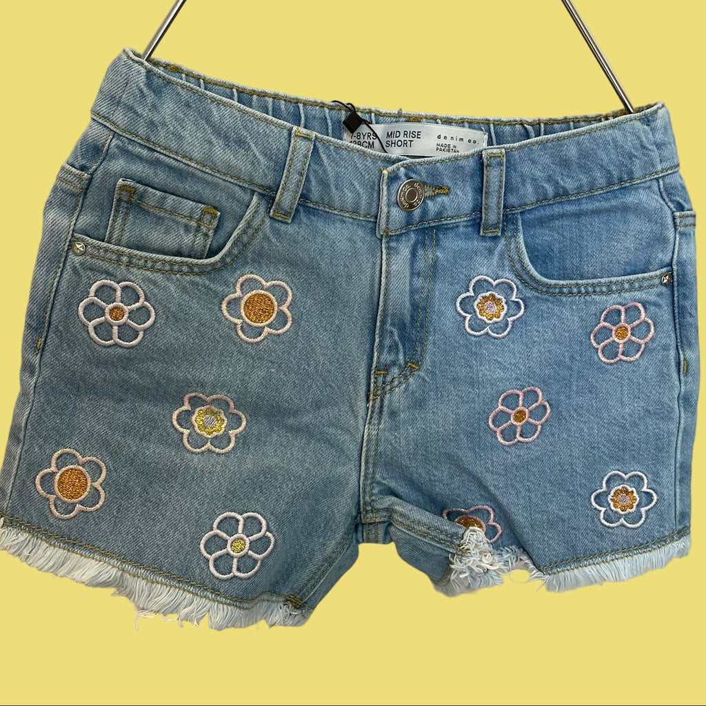 SHORT INFANTIL JEANS  MID RISE