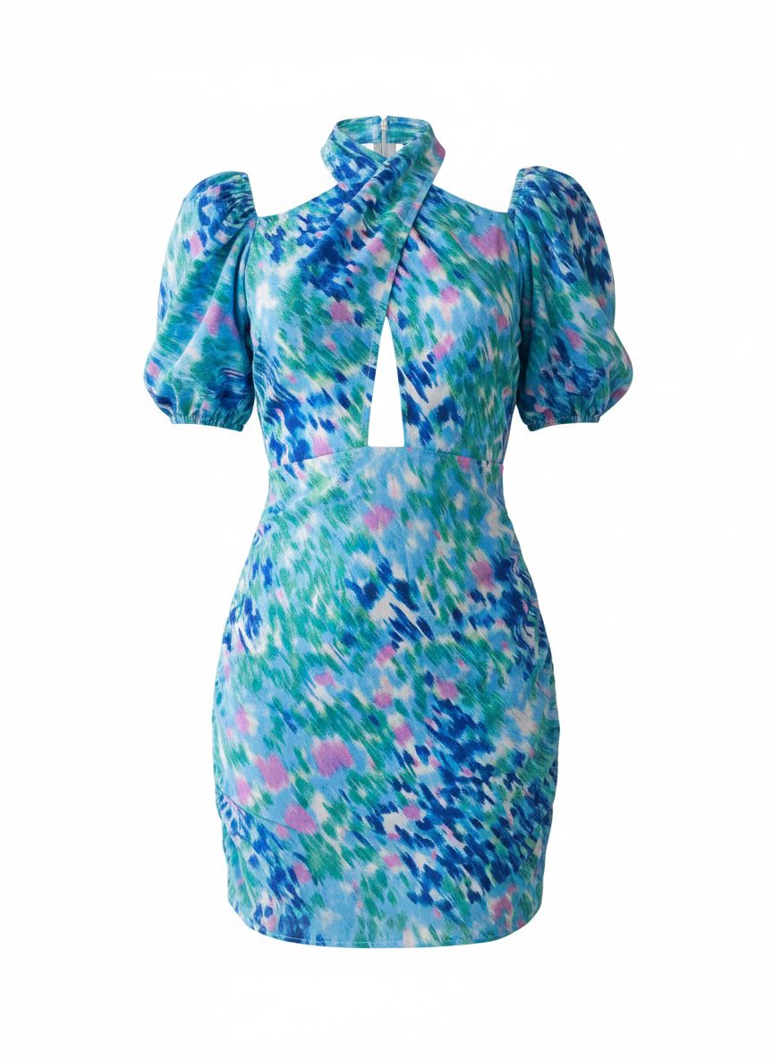 VESTIDO TECIDO ESTAMPADO SAINT GENIES TAM 14/44