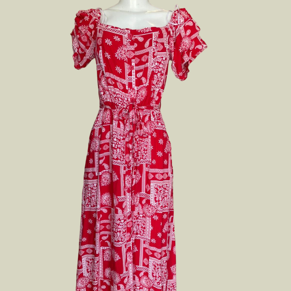 VESTIDO ESTAMPADO APRICOT