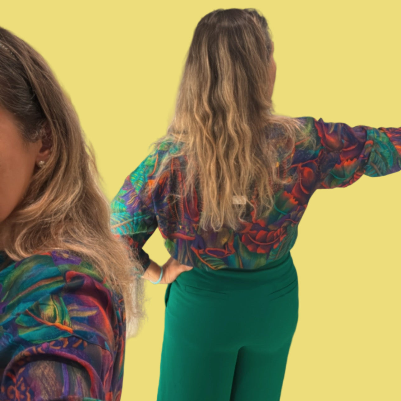 BLUSA ESTAMPADA KANAJO USA