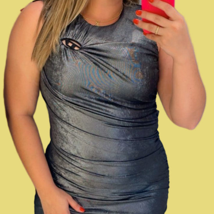 VESTIDO DRAPEADO DIESEL