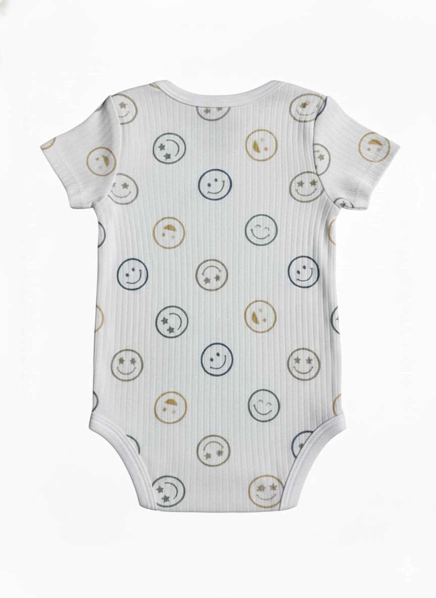 BODY INFANTIL MASCULINO RABBIT+BEAR TAM 6 A 9 MESES