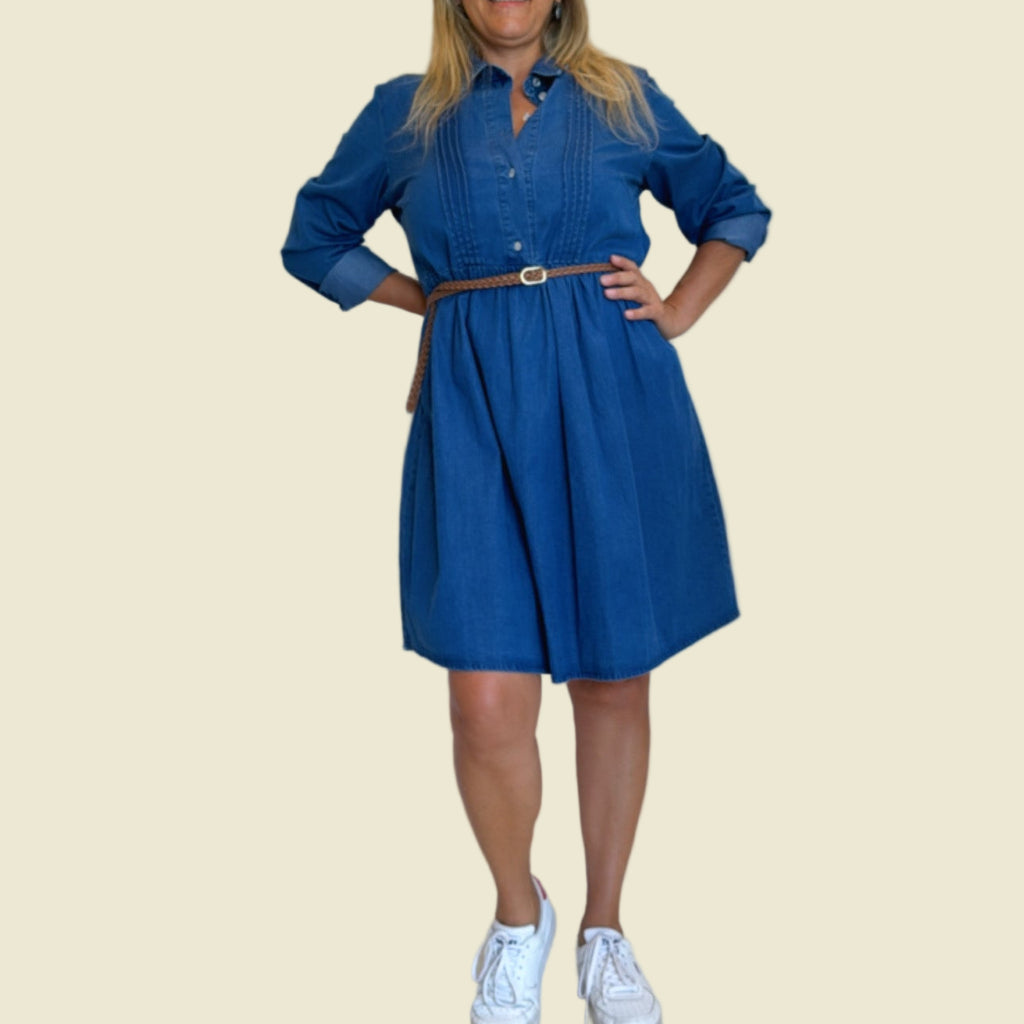VESTIDO DENIM PIECES