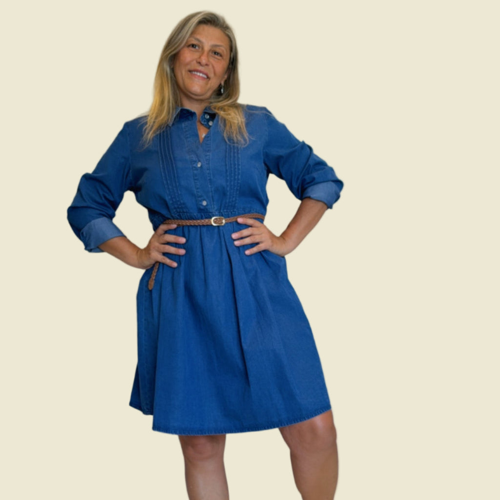 VESTIDO DENIM PIECES