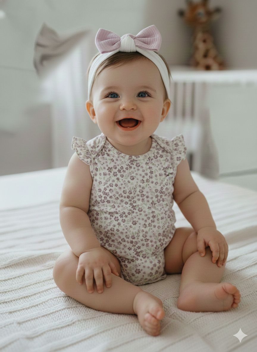 BODY INFANTIL FEMININO WONDERLUXE TAM 6 A 9 MESES