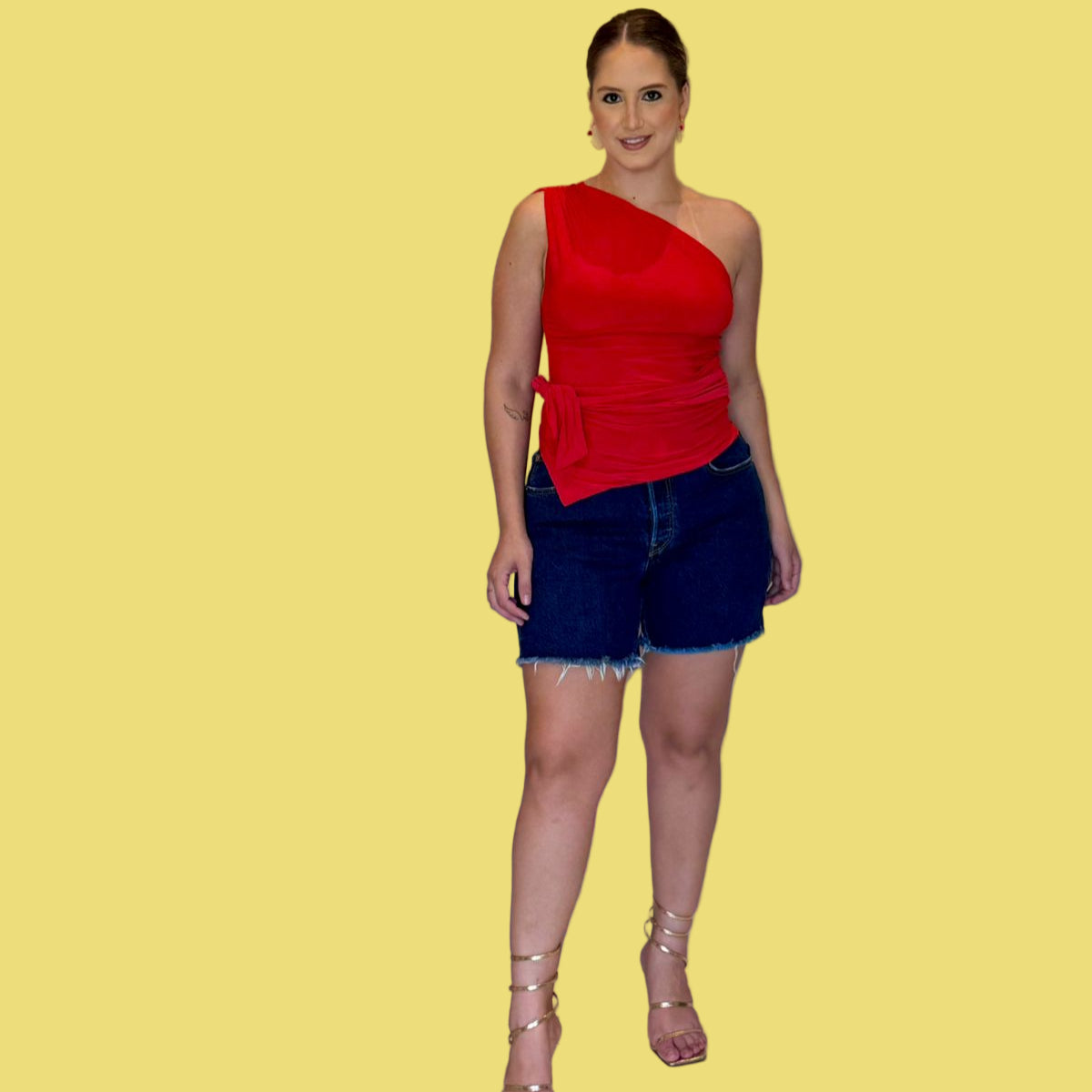 BLUSA OMBRO UNICO ZARA