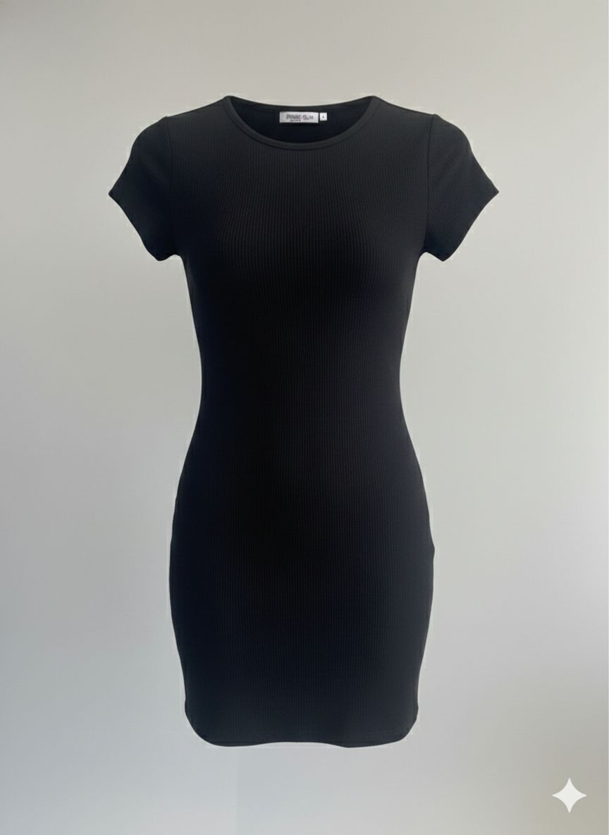 VESTIDO MALHA CANELADA PRINCESS POLLY TAM P