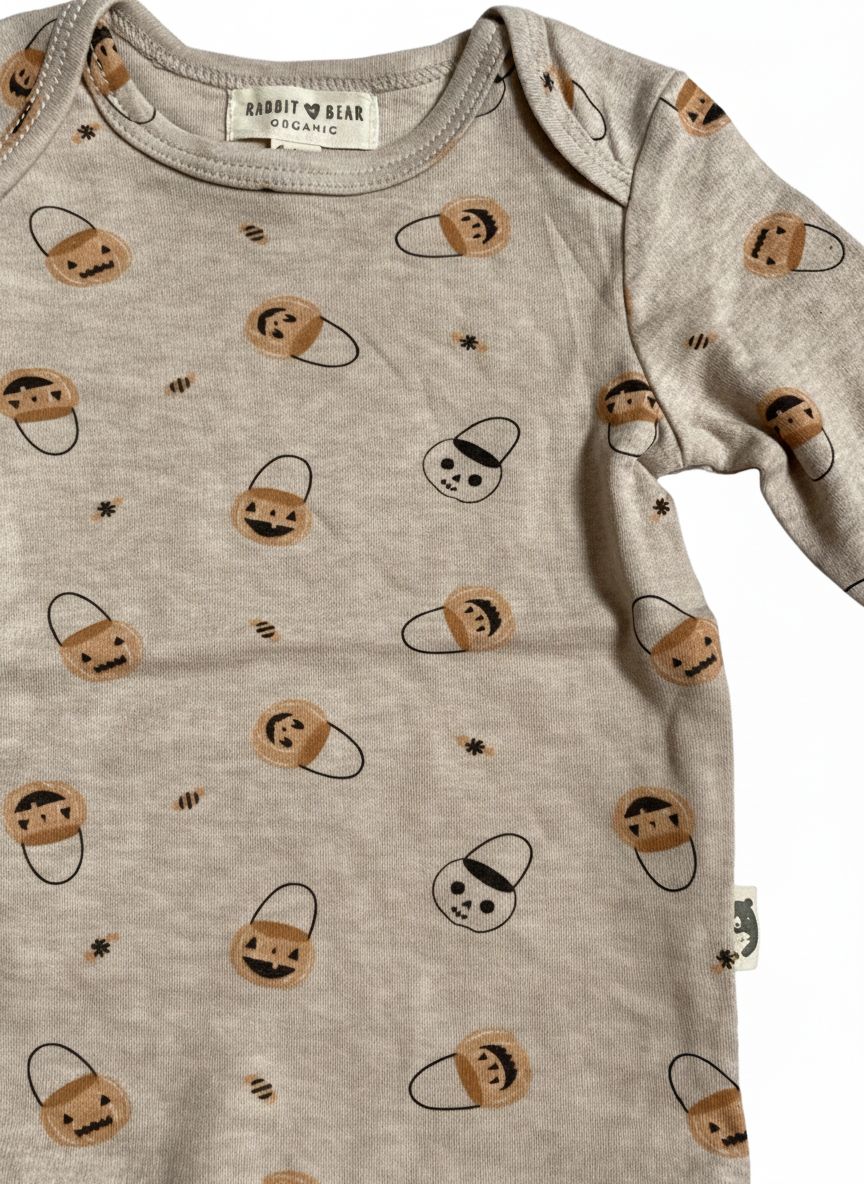 BODY INFANTIL MASCULINO RABBIT+BEAR TAM 6 A 9 MESES