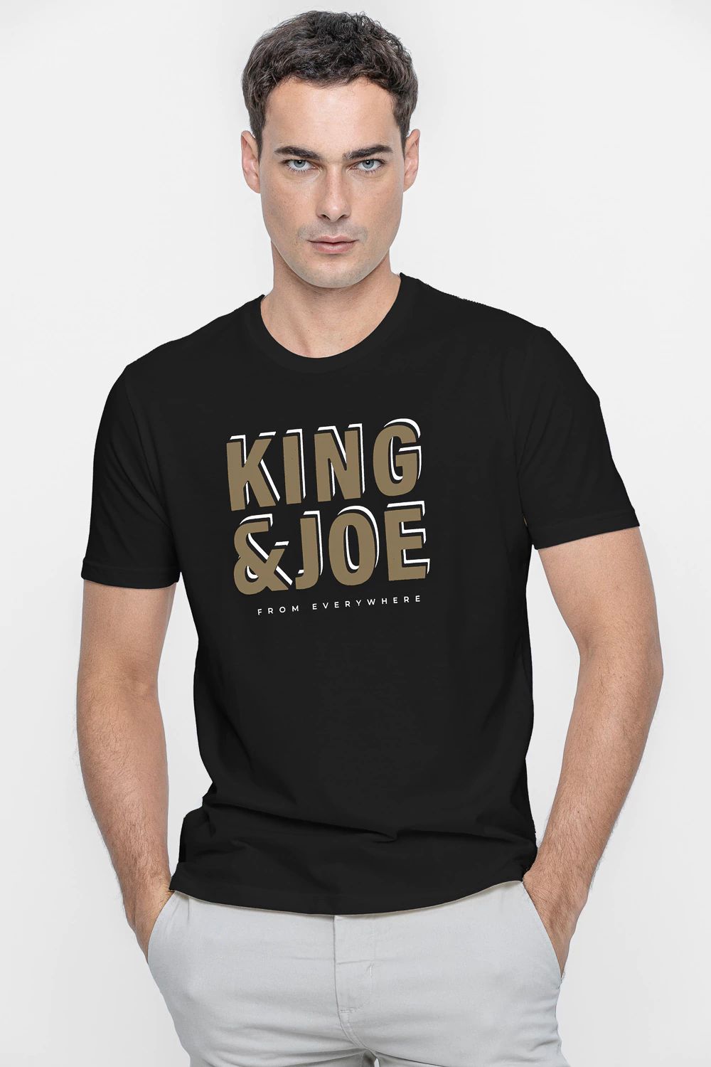 Camiseta Premium Cotton Flex 30 King&Joe Estampado