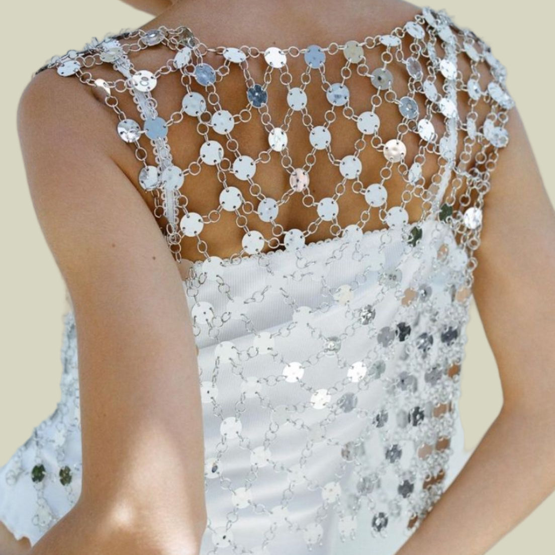 TOP C/ PEDRAS E CORRENTE ZARA