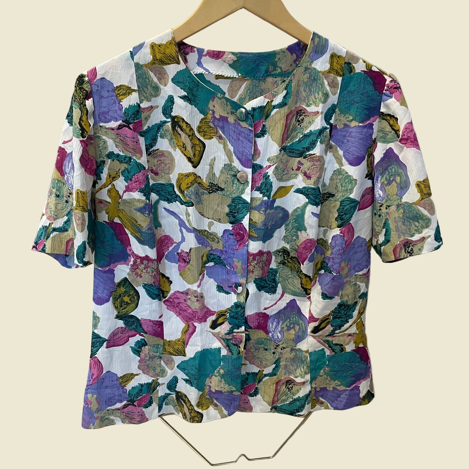 BLUSA SEDA ESTAMPADA