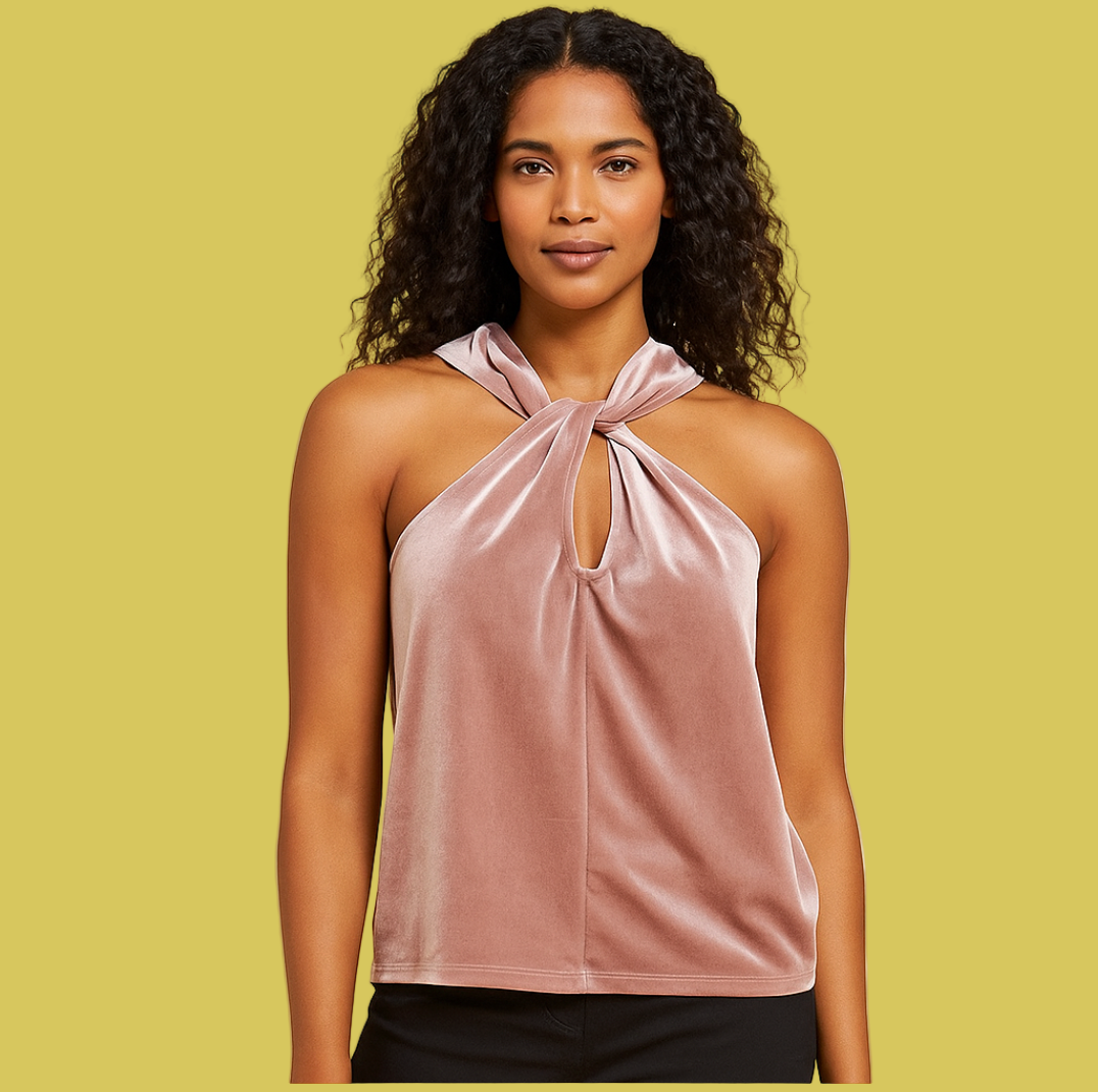 BLUSA VELUDO MANGO (MNG)