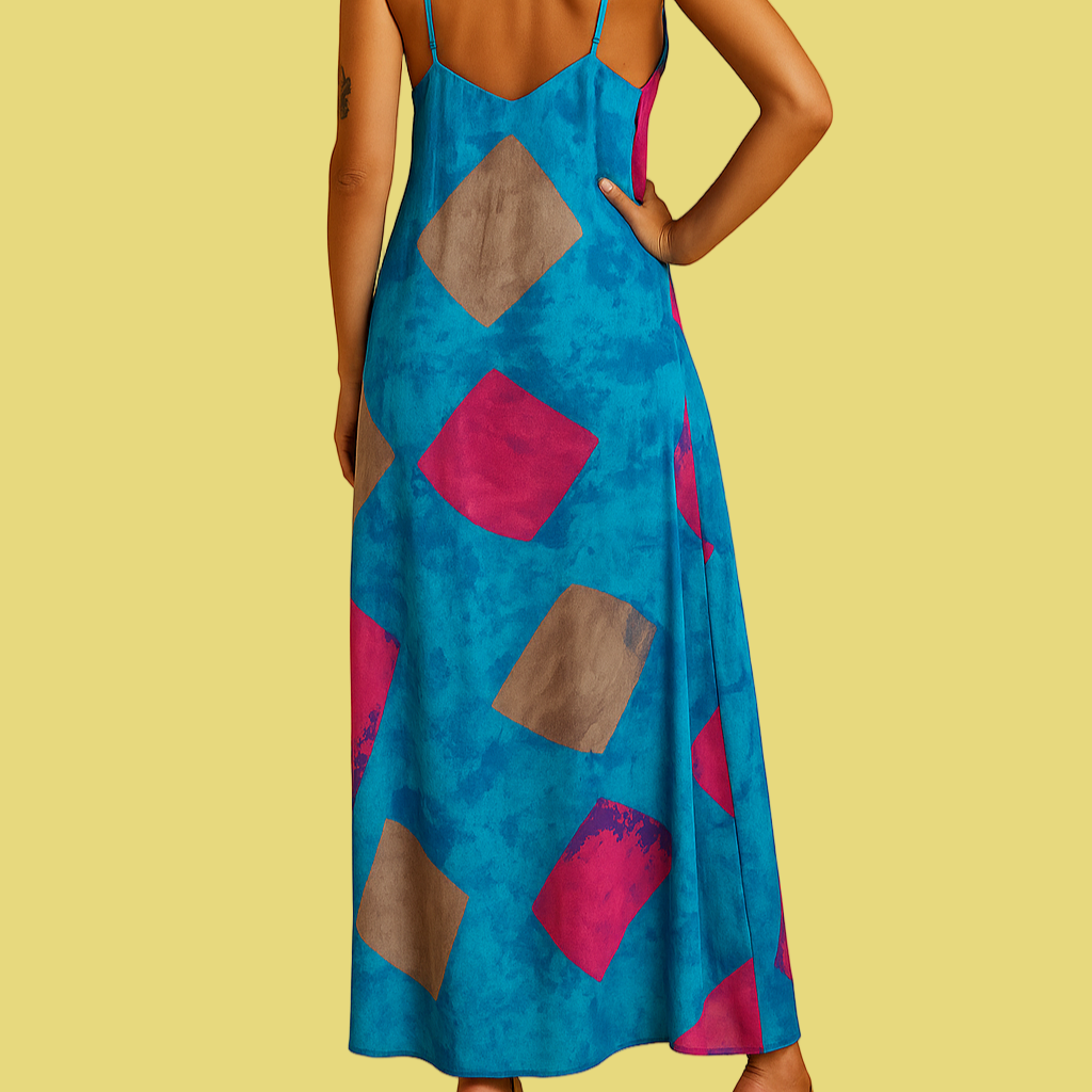 VESTIDO ESTAMPADO COLORIDO  ZARA