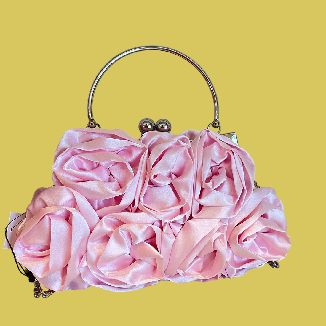 BOLSA CLUTCH TECIDO CETIM - BELLAE