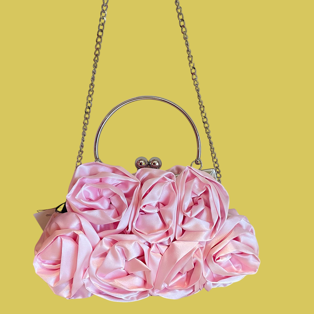 BOLSA CLUTCH TECIDO CETIM - BELLAE