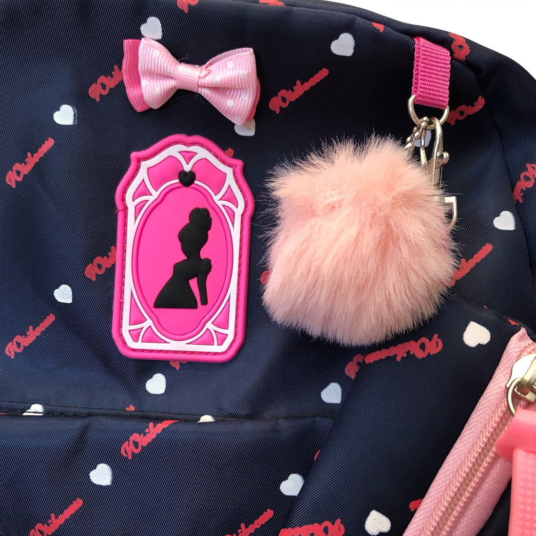 MOCHILA ESCOLAR FEMININA COM 3 PECAS